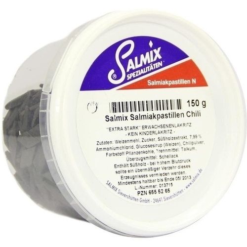 Salmix Salmiakpastillen Chili, 150 G