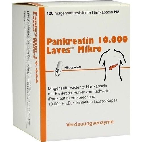 PANKREATIN 10000 LAVES MIKRO, 100 ST