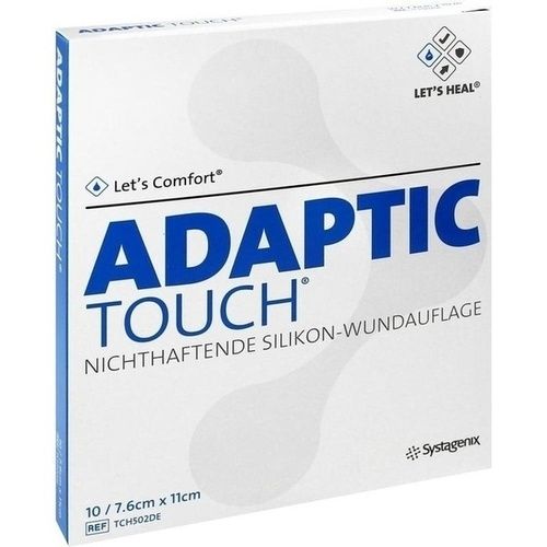 ADAPTIC Touch 7.6x11cm nichthaft.Silikon Wundaufl., 10 ST