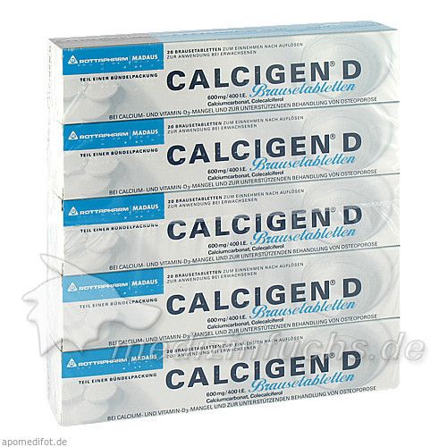 Calcigen D Brausetabletten, 100 ST