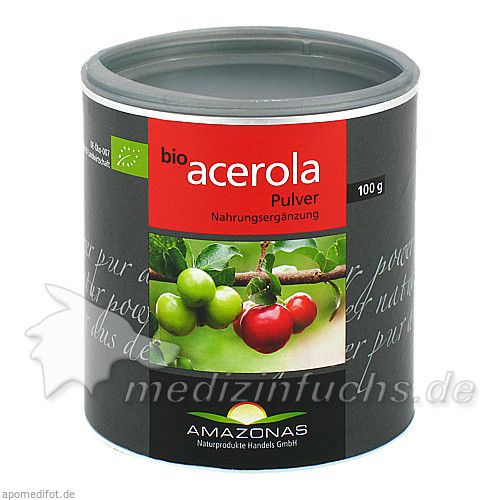 Acerola 100% Bio pur nat.Vit.C, 100 G