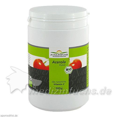 Acerola 100% Bio pur nat.Vit.C, 500 G