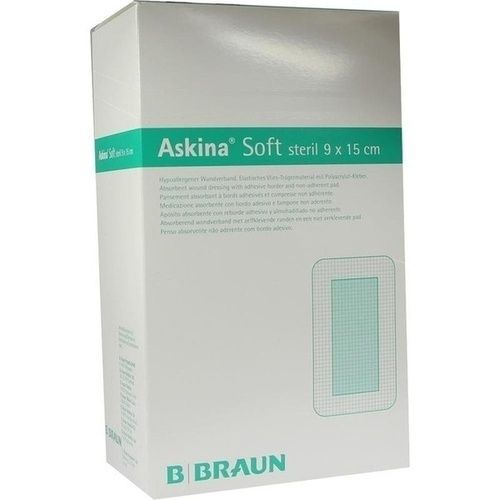 ASKINA SOFT STERIL 9X15CM HYPOALLERGENER WUNDVERBA, 40 ST