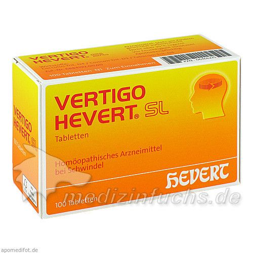 VERTIGO HEVERT SL Tabletten, 100 ST