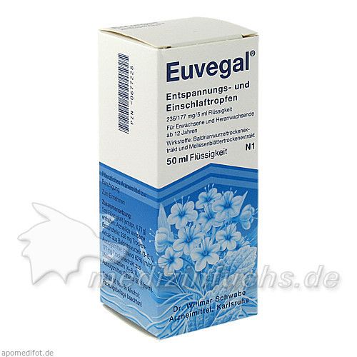 Euvegal Entspannungs u Einschlaftropfen, 50 ML