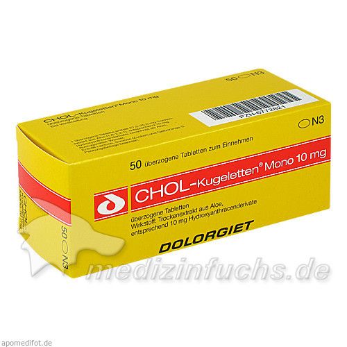 CHOL KUGELETTEN Mono 10mg, 50 ST