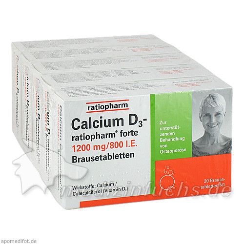 Calcium D3-ratiopharm forte, 100 ST