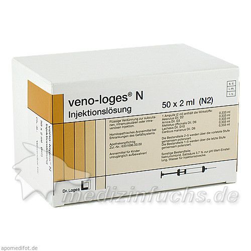 VENO LOGES N Injektionsl, 50X2 ML