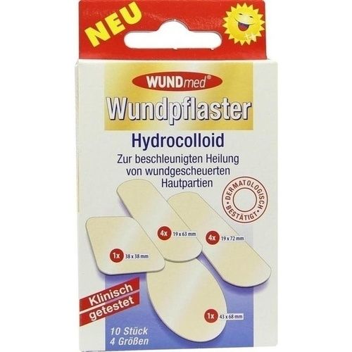 WUNDPFLASTER Hydrocolloid 4 Gr, 10 ST