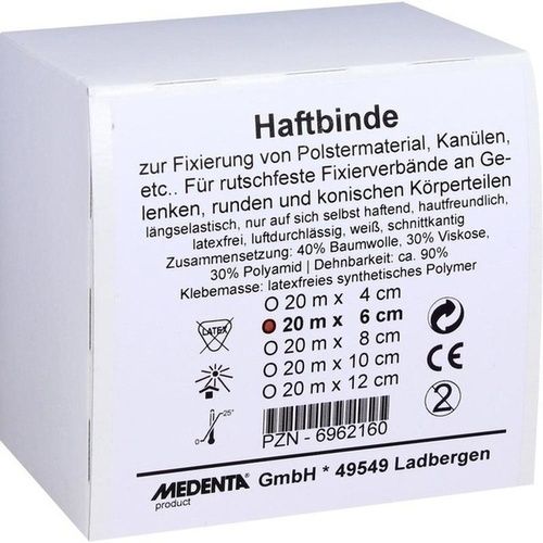 HAFTBINDE ELASTISCH 20MX6CM, 1 ST