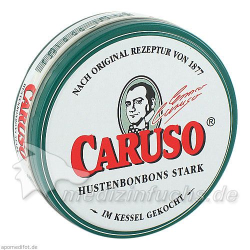 CARUSO HUSTENBONBONS STARK, 60 G