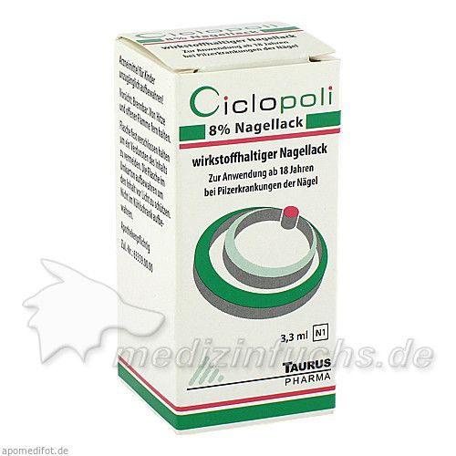 CICLOPOLI 8% Nagellack, 3.3 ML