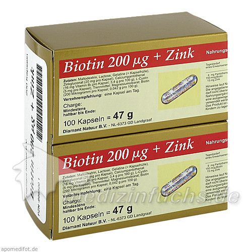 Biotin 200 + Zink, 200 ST