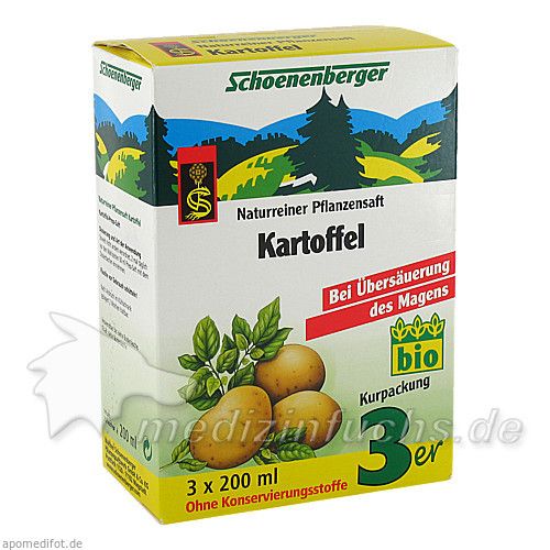 KARTOFFEL SCHOENENBERGER HEILPFLANZENSÄFTE, 3X200 ML