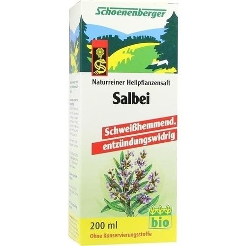 SALBEI SCHOENENBERGER HEILPFLANZENSÄFTE, 200 ML