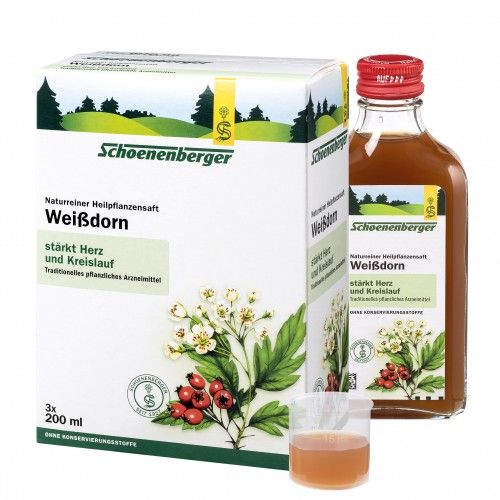 WEISSDORN SAFT Schoenenberger Heilfplanzens, 3X200 ML