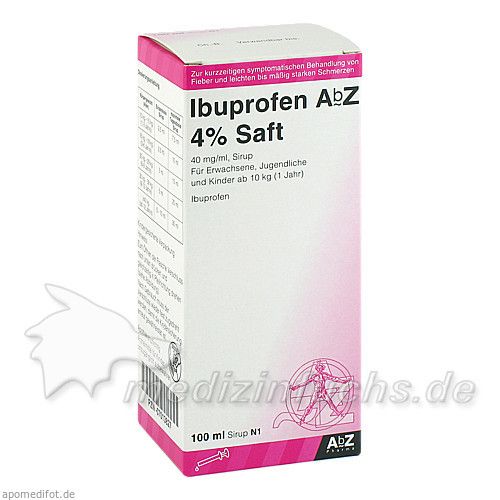 Ibuprofen AbZ 4% Saft, 100 ML