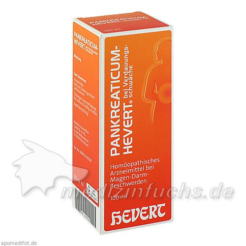 PANKREATICUM Hevert b.Verdauungsschwäche Tropfen, 100 ML