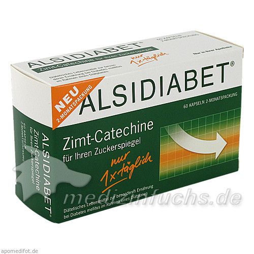 ALSIDIABET Zimt-Catechine f.Diab.TypII 1xtaegl., 60 ST