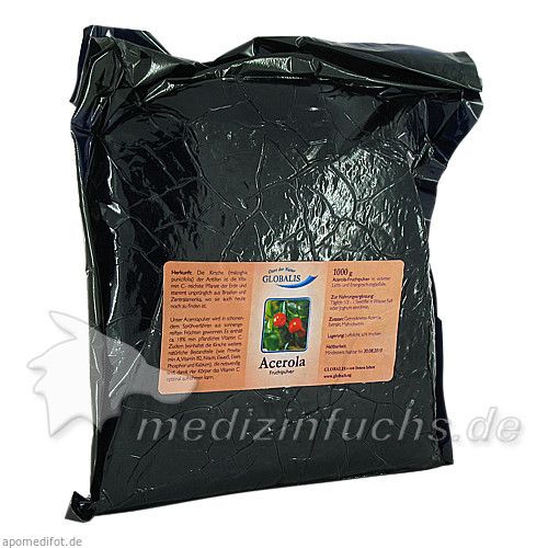 ACEROLA 100% Pulv GLOBALIS 18% Vit.C Grosspackung, 1 KG