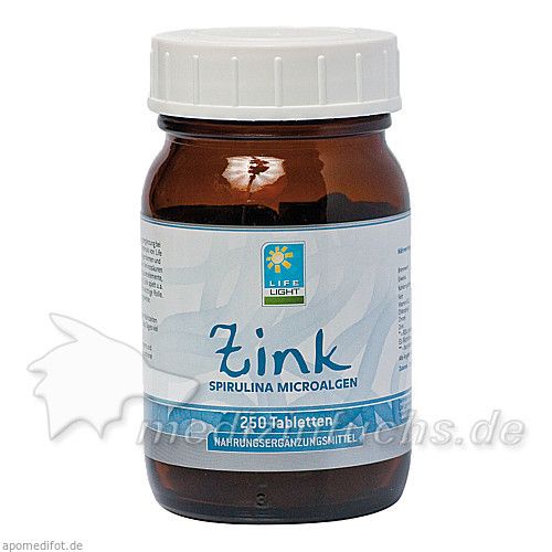 ZINK SPIRULINA hefefrei Tabletten, 250 ST