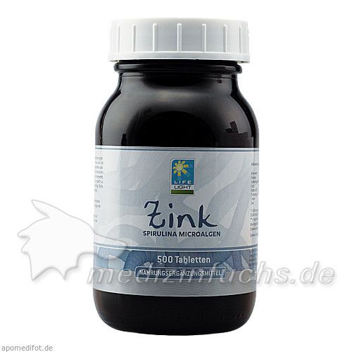 ZINK SPIRULINA hefefrei Tabletten, 500 ST