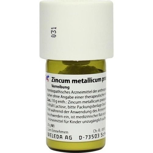 ZINCUM METALLICUM PRAEPARATUM D 6 Trituration, 20 G