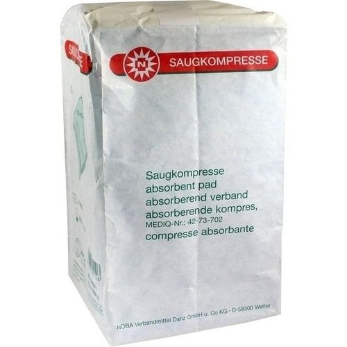 SAUGKOMPRESSEN 10x10 cm unsteril, 25 ST