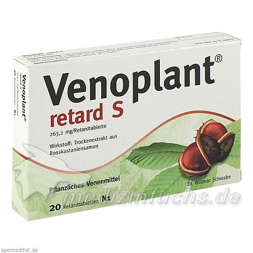 VENOPLANT retard S Tabl., 20 ST