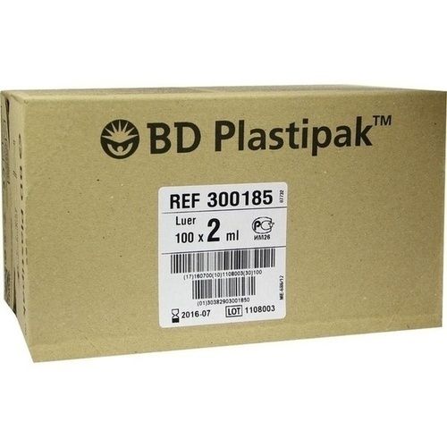 BD PLASTIPAK LUER, 100X2 ML