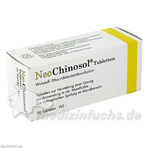 NEO CHINOSOL GURGELTABLETT, 50 ST