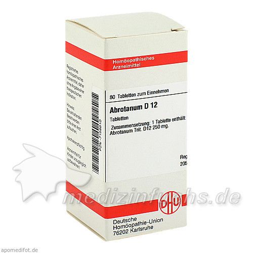 ABROTANUM D12, 80 ST