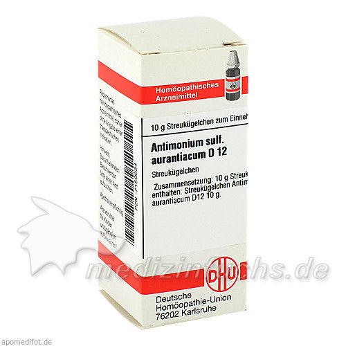 ANTIMONIUM SULF AURANT D12, 10 G