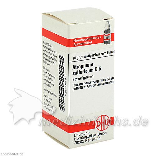 ATROPINUM SULF D 6, 10 G