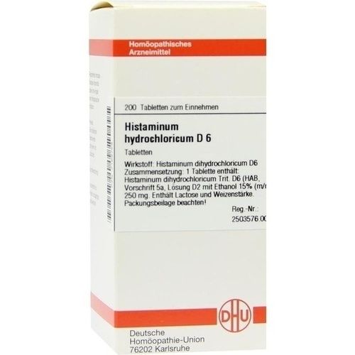 HISTAMINUM HYDROCHLOR D 6, 200 ST