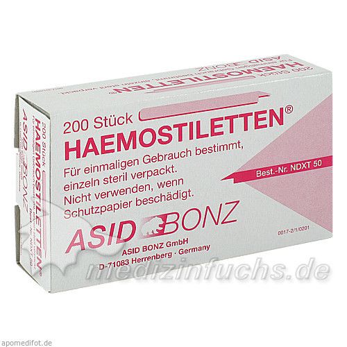 HAEMOSTILETTEN, 1X200 ST