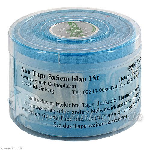 Aku Tape 5cmx5m blau, 1 ST