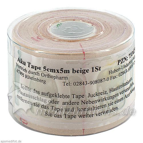 Aku Tape 5cmx5m beige, 1 ST