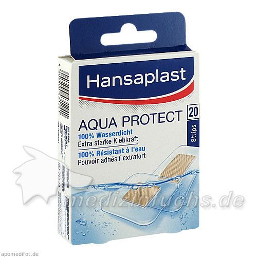 Hansaplast AQUA PROTECT Strips, 20 ST