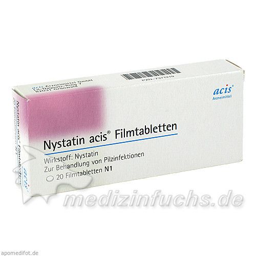 Nystatin acis Fimtabletten, 20 ST