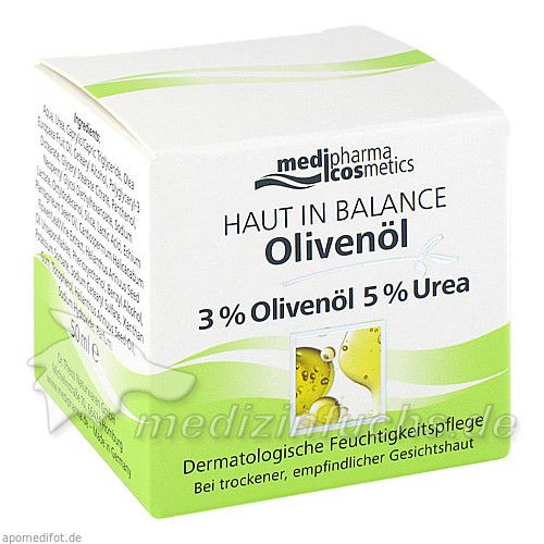 Haut in Balance Olivenöl Feuchtigkeitspflege 3%, 50 ML