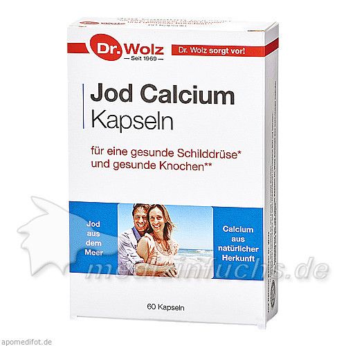 JOD CALCIUM KAPSELN DR WOLZ Zellulosekapsel, 60 ST