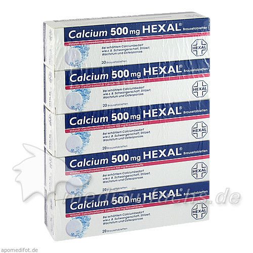 CALCIUM 500 HEXAL, 100 ST