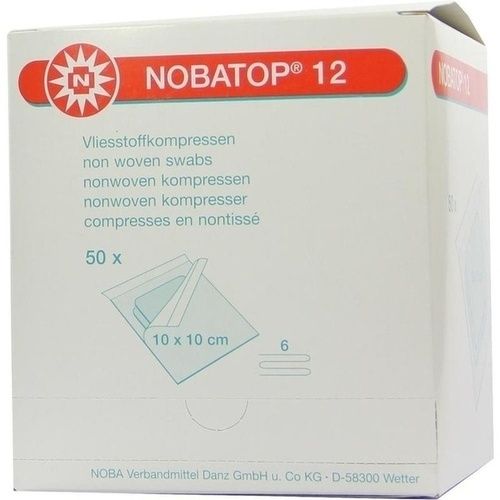 NOBATOP 12 10x10CM 2 STERILE KOMPRESSEN PRO SET, 50X2 ST