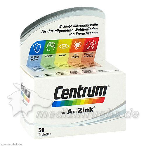 Centrum A-Zink + FloraGlo Lutein Capletten, 30 ST