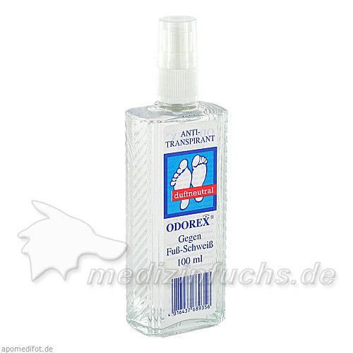 ODOREX gegen Fuß-Schweiß, 100 ML