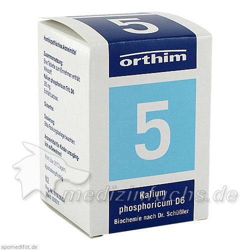 BIOCHEMIE Orthim 5 Kalium phosphoricum D 6 Tabl., 200 ST