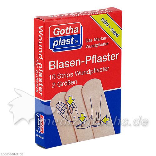 Gothaplast Hautblasenpflaster, 10 ST