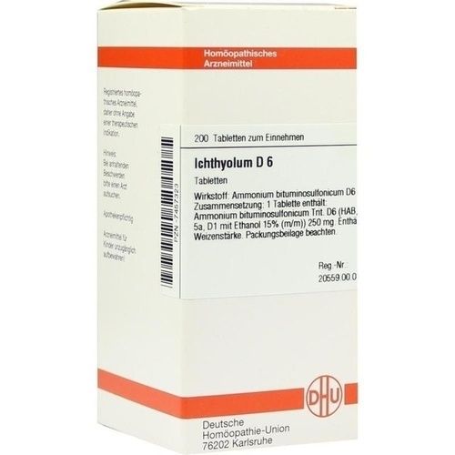 ICHTHYOLUM D 6, 200 ST