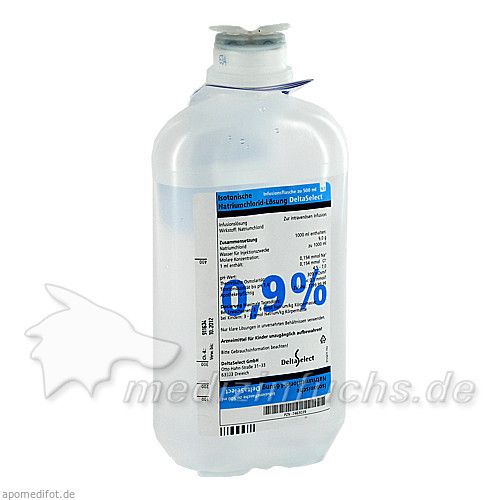 KOCHSALZ 0.9% DELTAMEDICA PLASTK, 1X500 ML